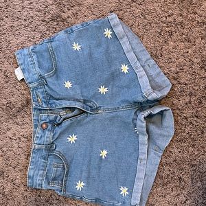 Shein flower shorts